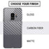 Silver Carbon Fiber Specialty Texture Material Galaxy S9 Skin